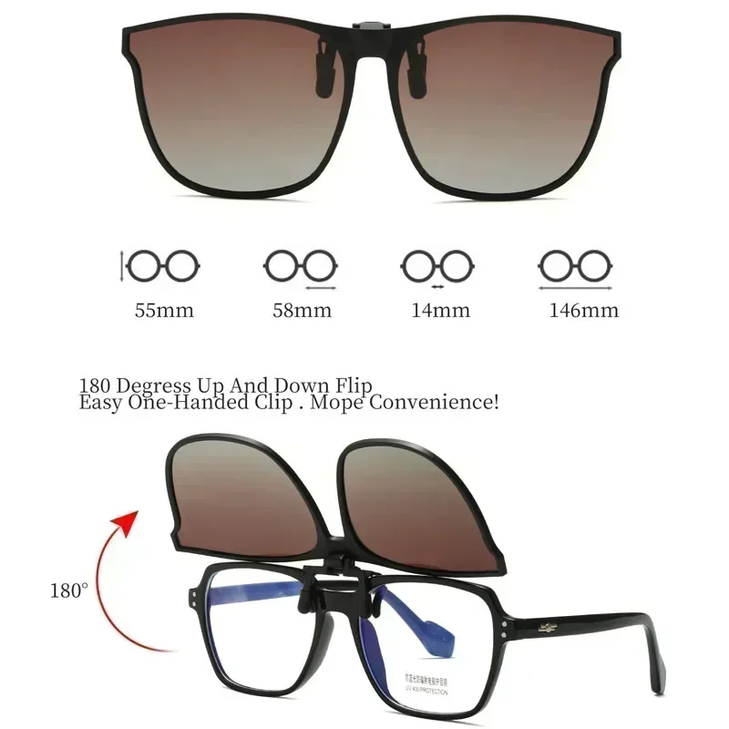 1Pc Polarized Clip On Sunglass - Car Mirror ulasan dan harga