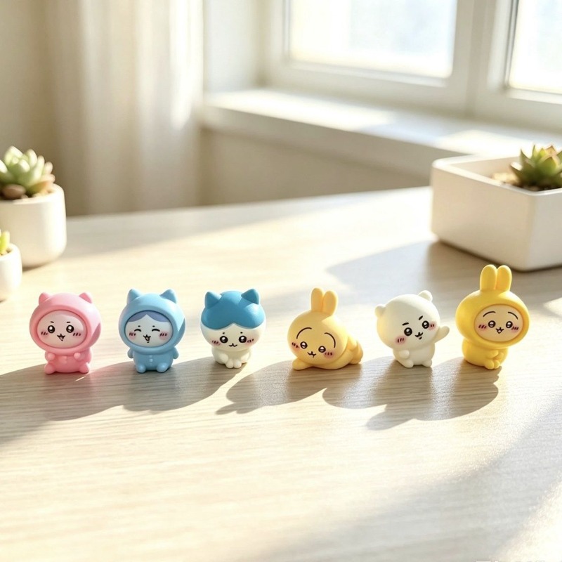 Chiikawa Mini Figurine, Cute U - Car Accessories Japanese ulasan dan harga
