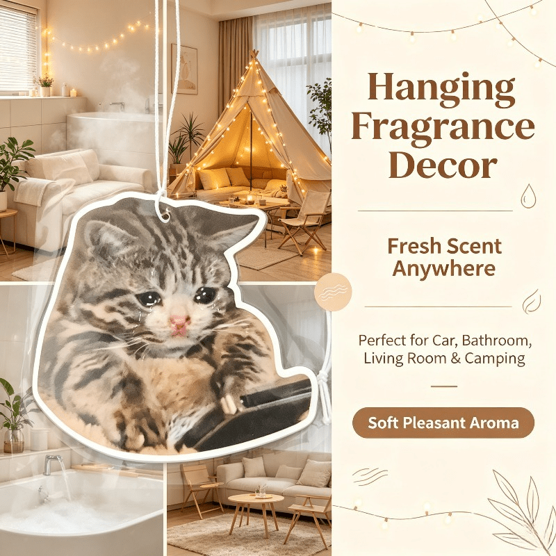 Car Air Freshener Crying Tabby - Car Air Freshener ulasan dan harga